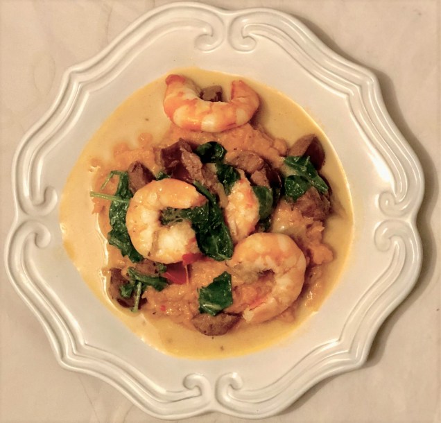 Creole Shrimp and Andouille Sausage with Kale The Wandering RD